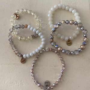 Set of 5 Erimish bracelets.